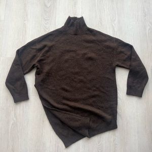 Zara Brown Turtleneck Sweater